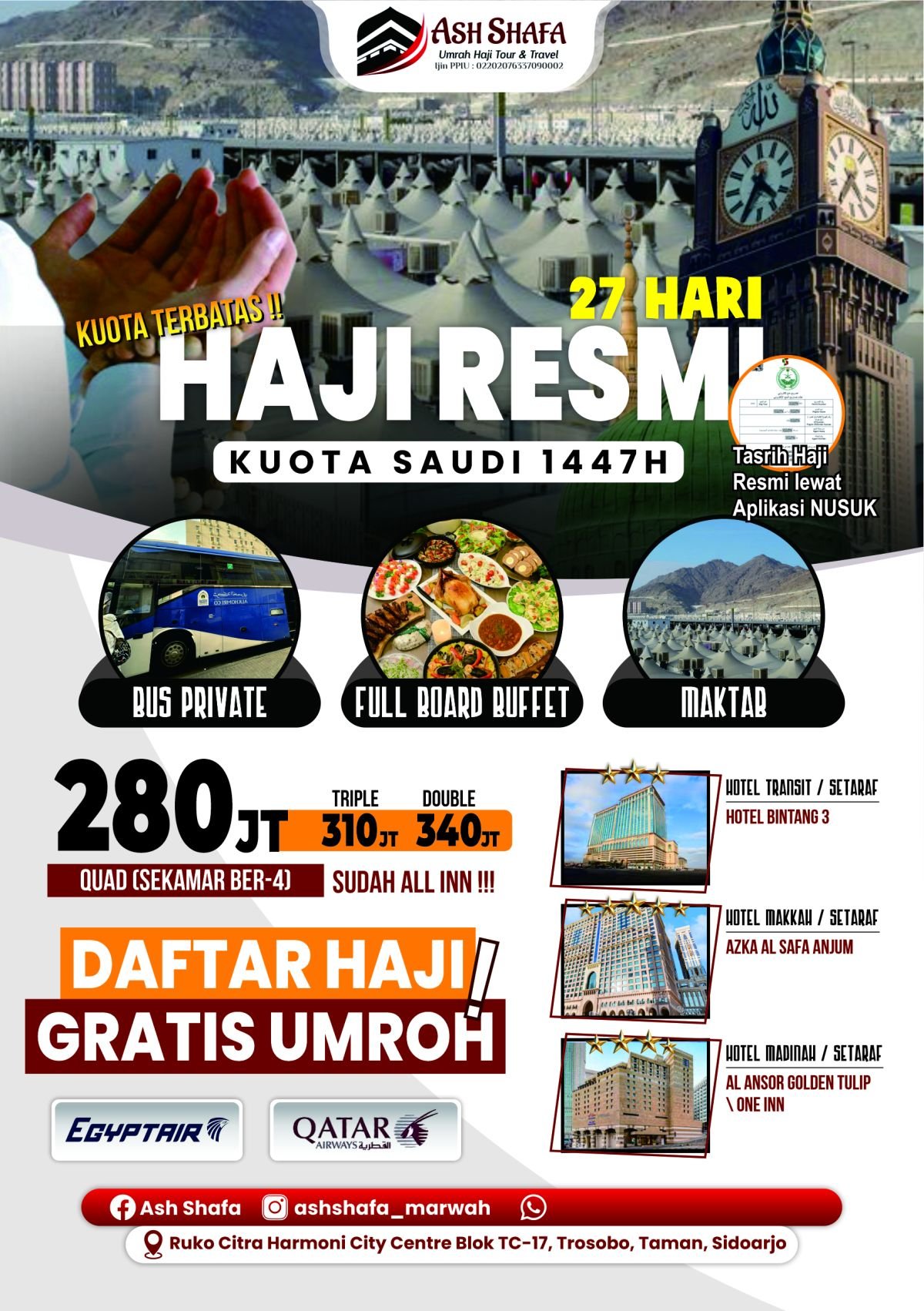 Paket Haji Reguler 2026
